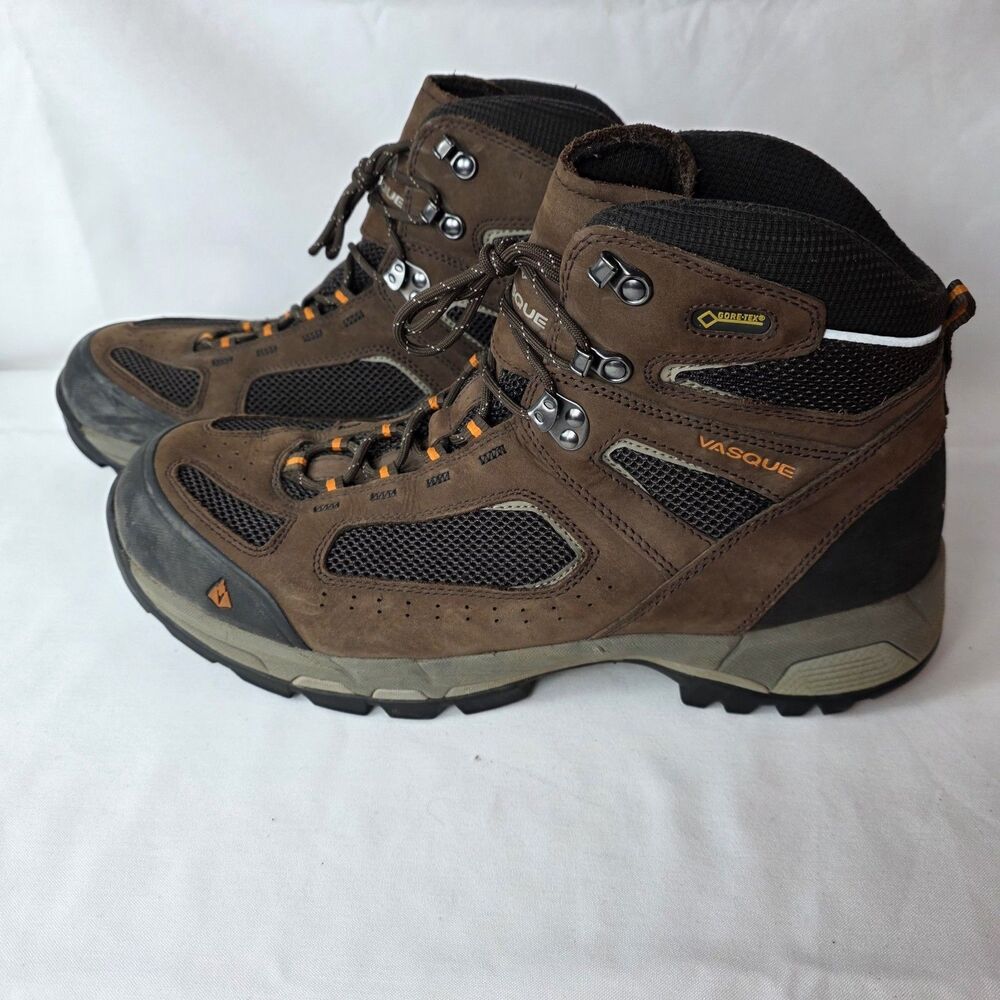 Vasque Breeze GTX Mens Size 15 Hiking Boots Brown Leather Waterproof Gore-Tex